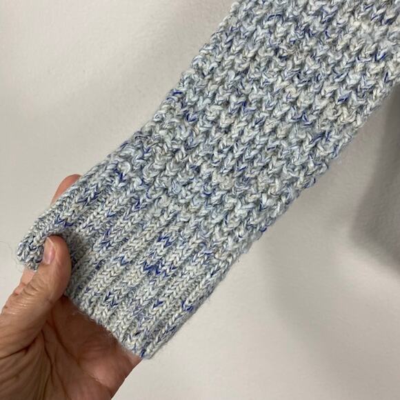 Free People Dylan Tweedy Cowl Neck Sweater Large - Picture 4 of 9